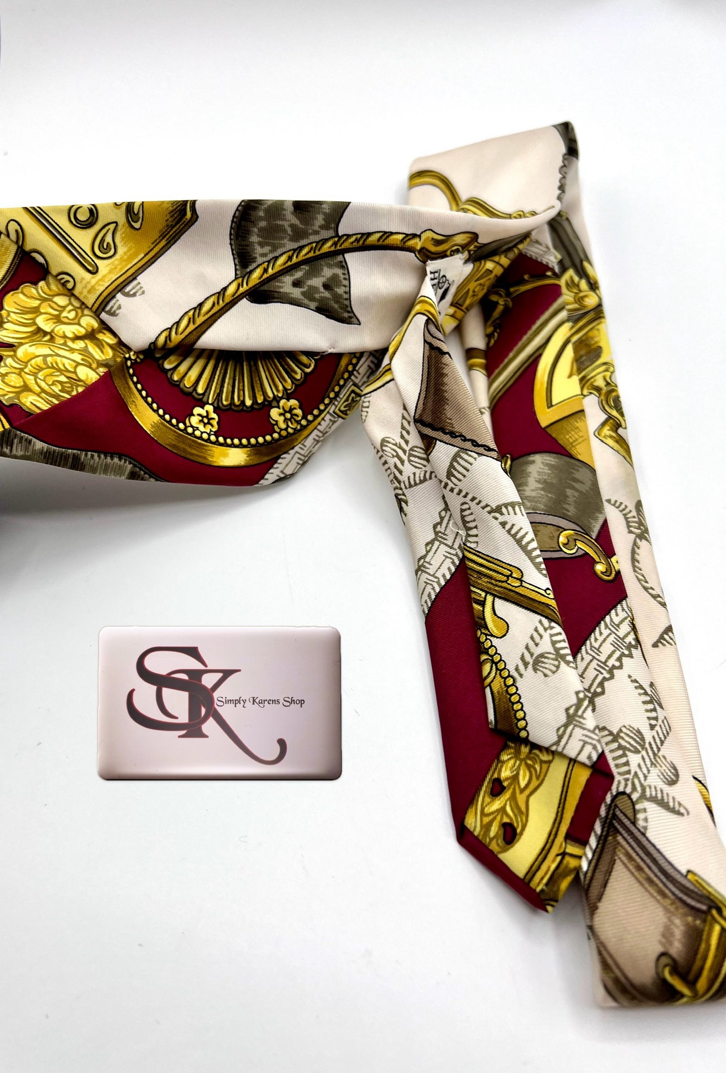 Hermes Silk Necktie