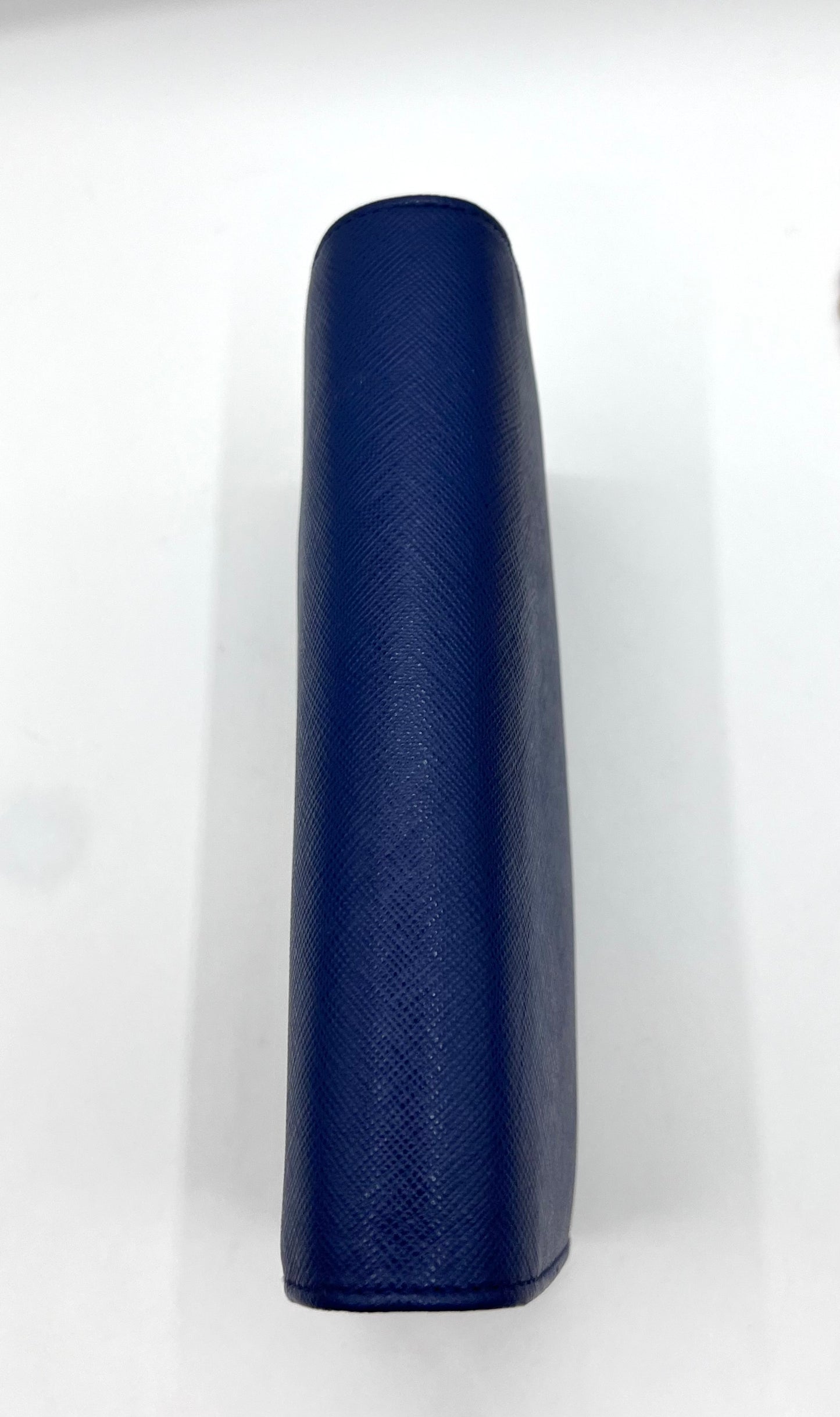Prada Saffiano Blue Mini wallet on Chain G.H.