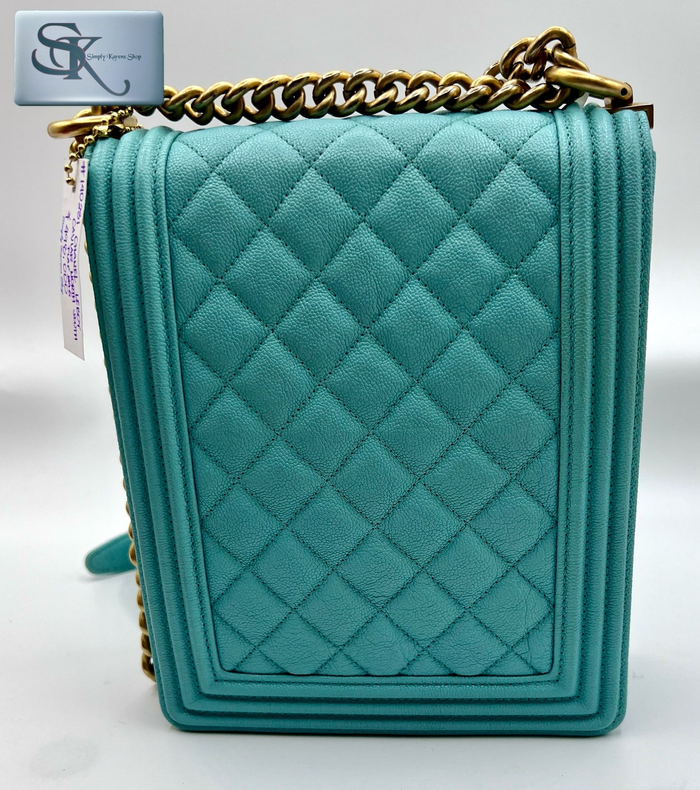 Chanel Leboy Caviar North South flap bag