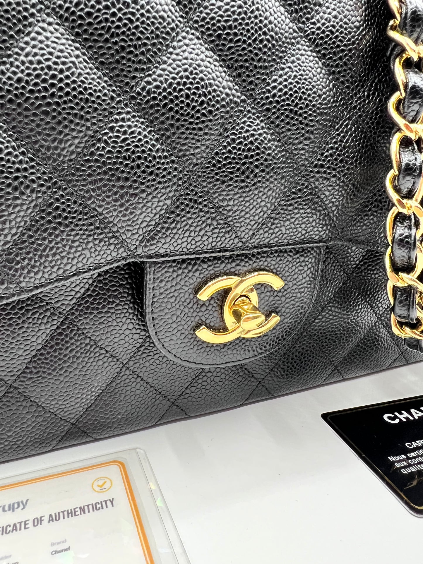 Chanel Caviar Jumbo Double Flap