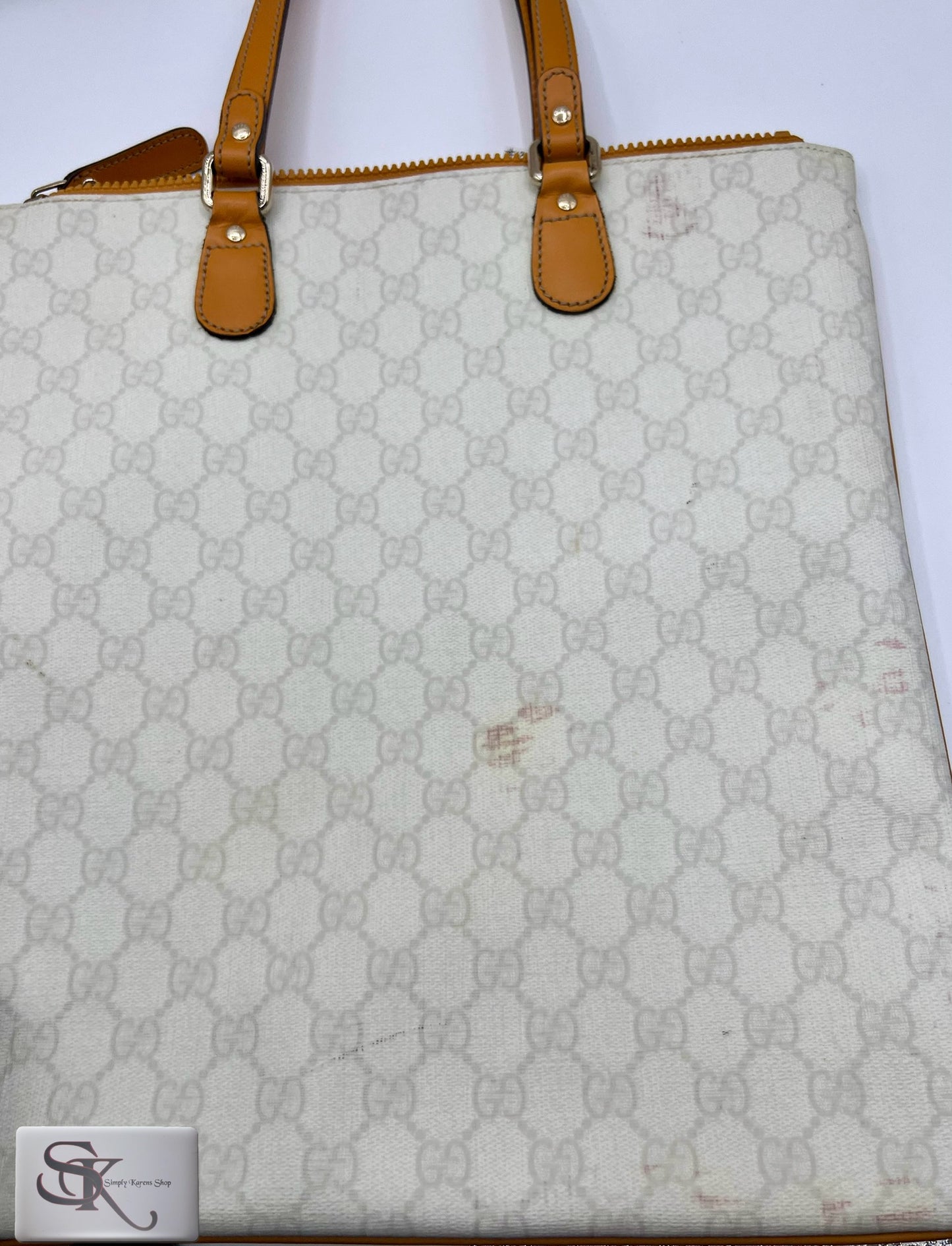 GUCCI GG PLUS MONOGRAM FLAT TOTE