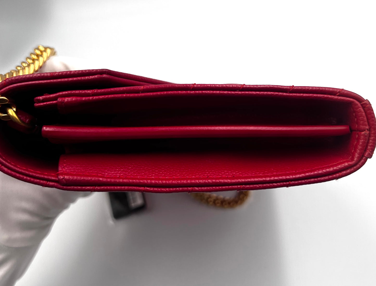 Yves Saint Laurent Cassandre Wallet On Chain Mm Size       (🇵🇭P63,640)