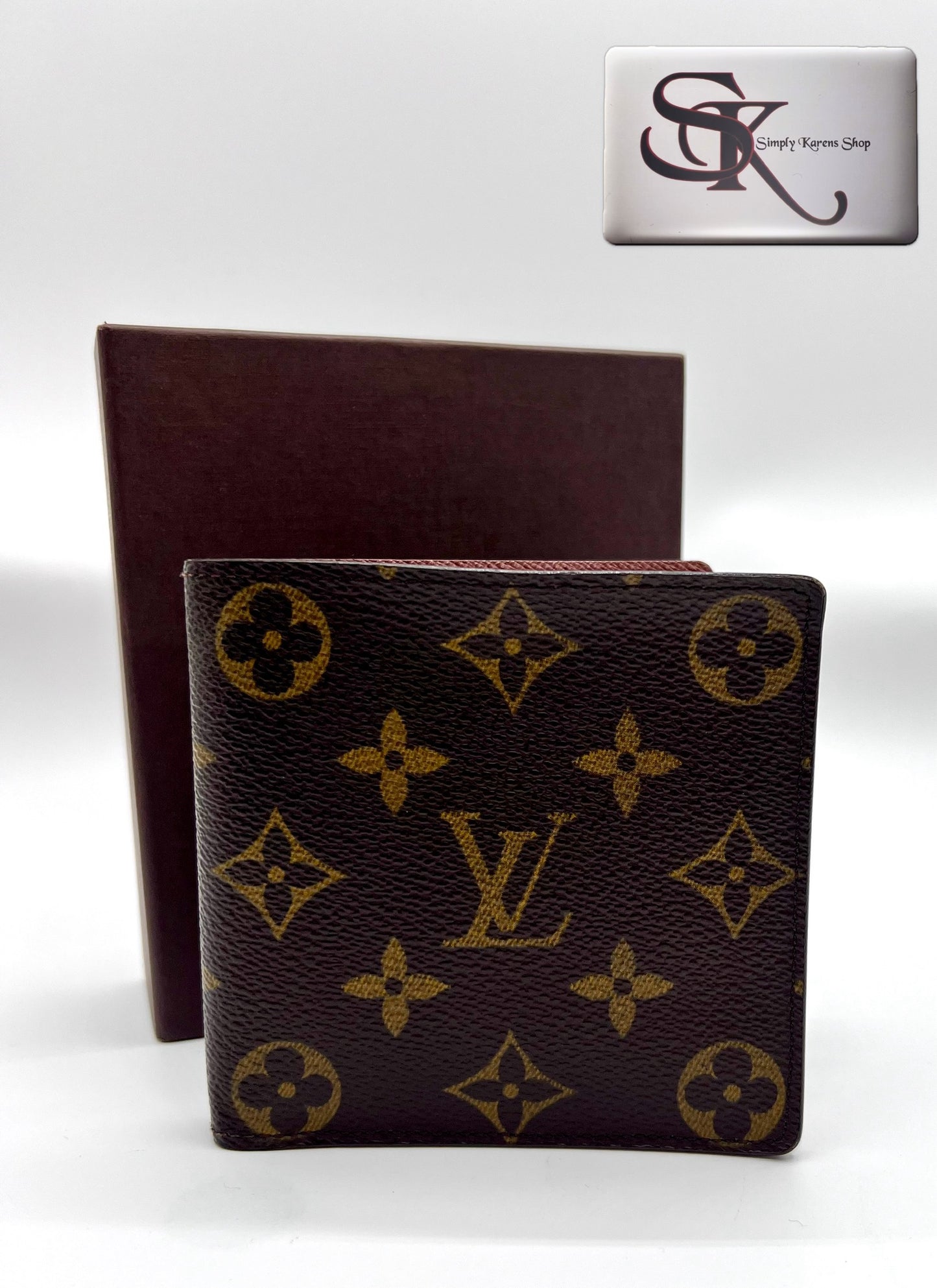 Lv Monogram short mens bifold wallet