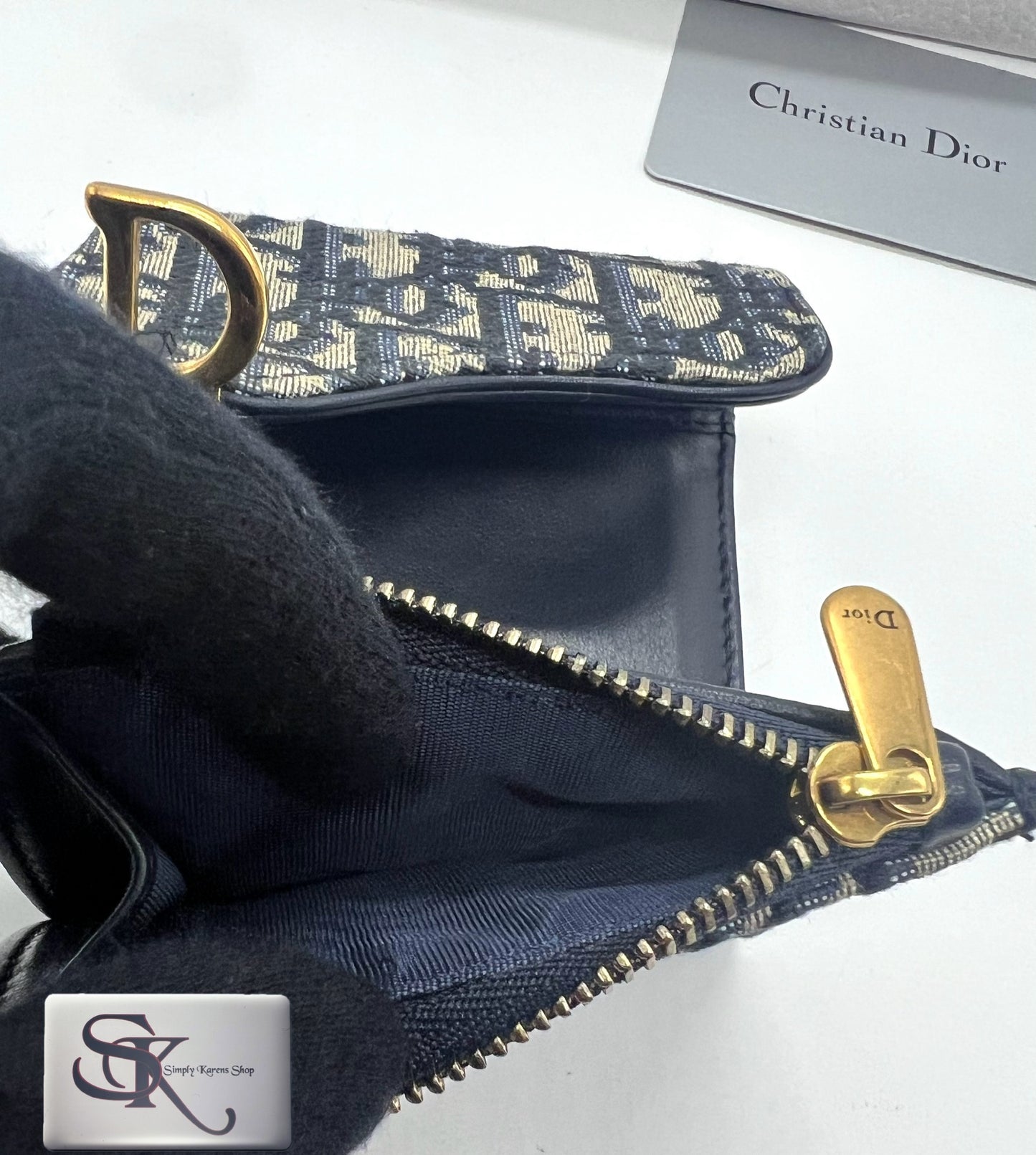 Christian Dior Oblique Saddle Lotus Compact wallet 🇵🇭P26,400🇵🇭