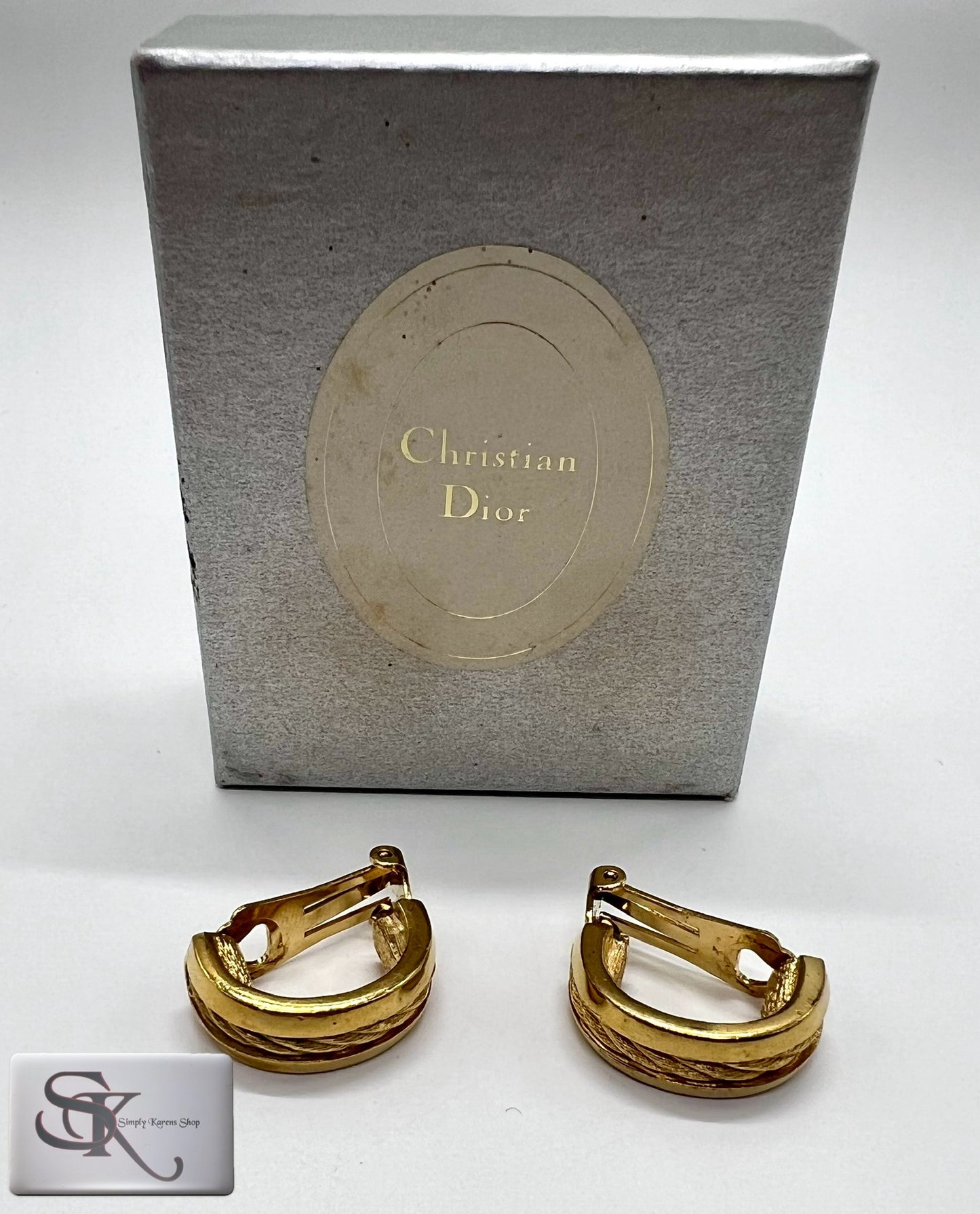 Christian Dior Clip on Earings