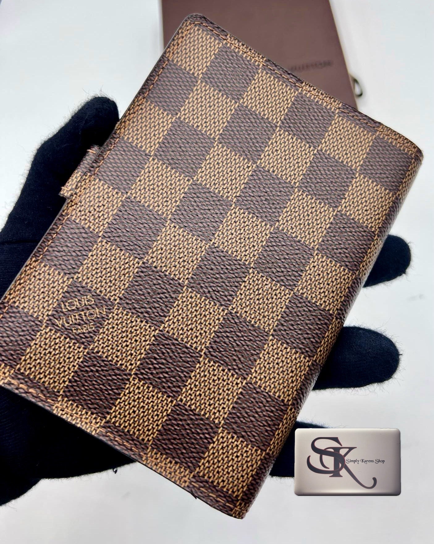 LV DAMIER EBENE AGENDA PM SIZE