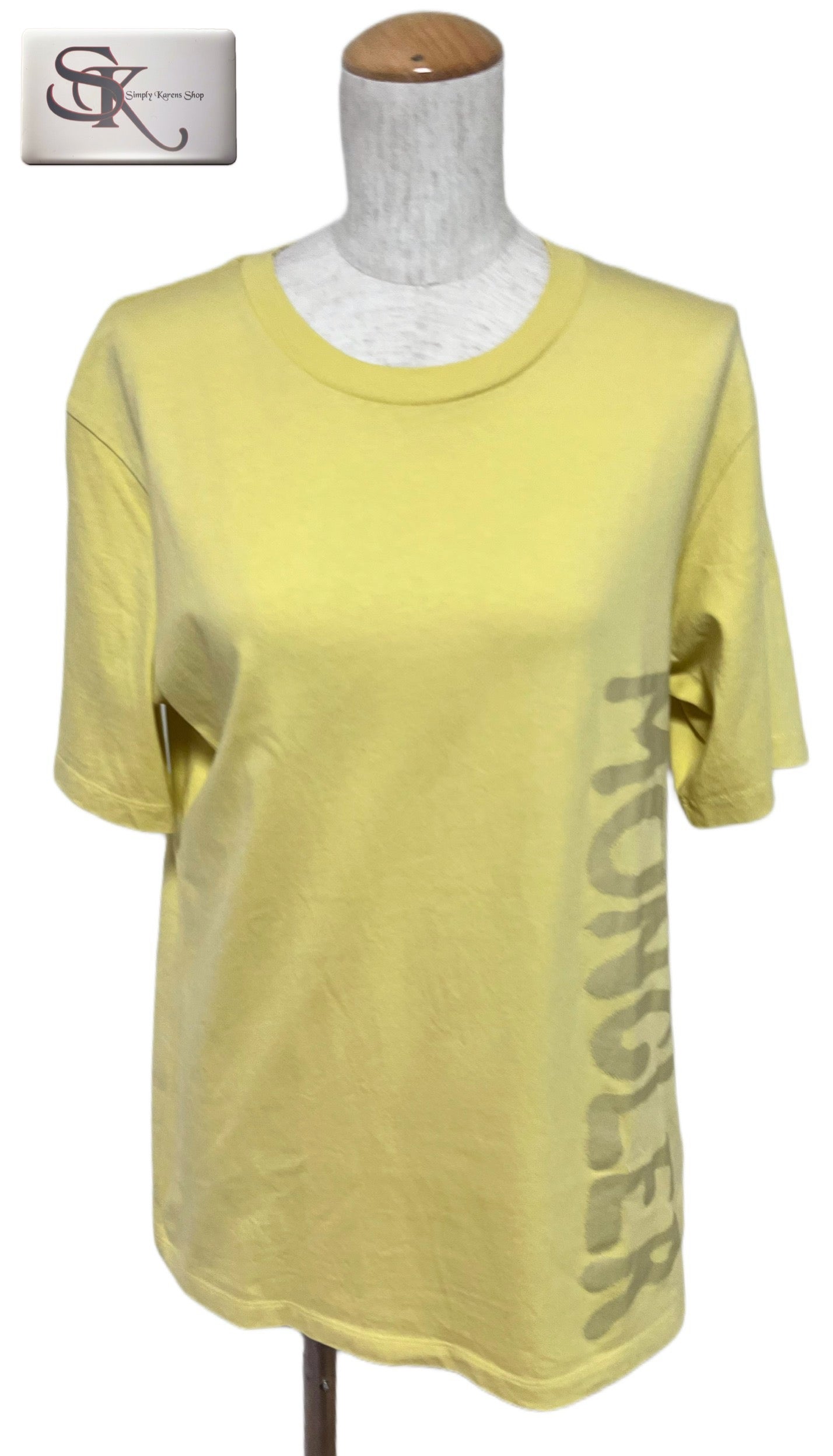 Moncler Yellow Tshirt Small Size for men