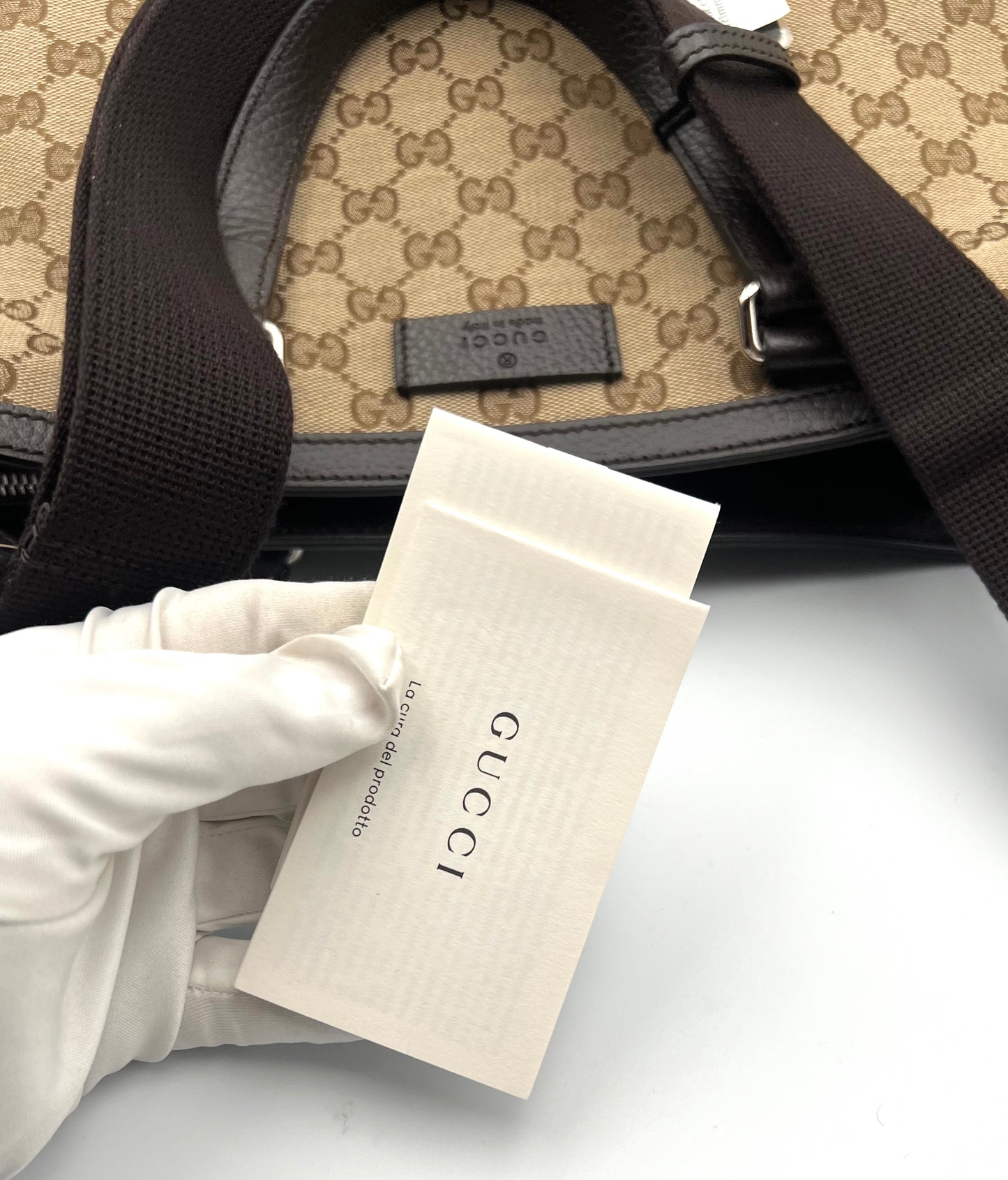 Gucci Joy Large Canvas Leather Trimming 2 way Tote Bag (🇵🇭P55,040)