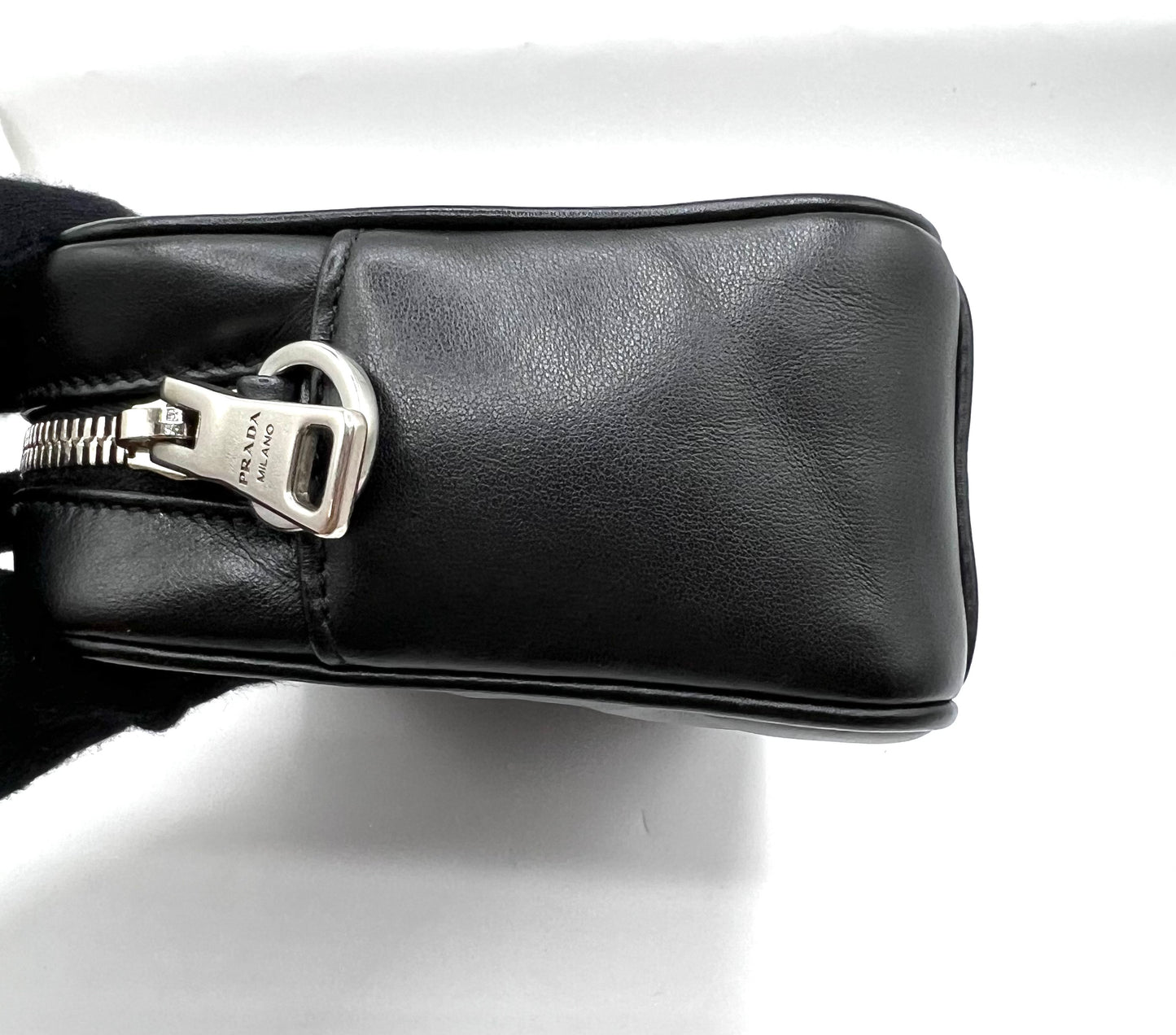 Prada Black Diagram Camera Chain Strap Cross body