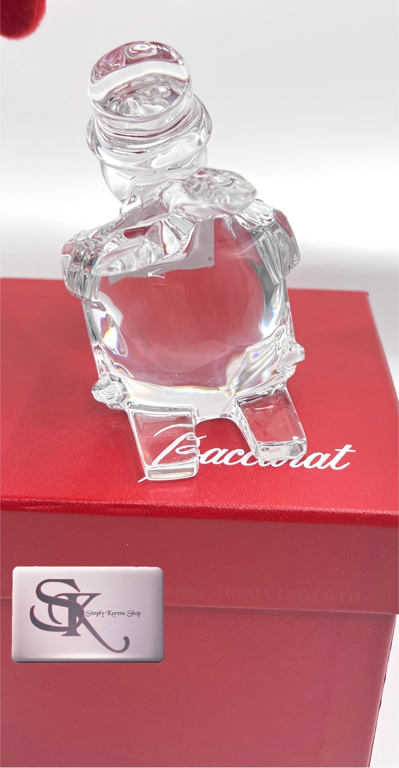 Baccarat Crystal Snowman Figurine   🇵🇭P9,600🇵🇭