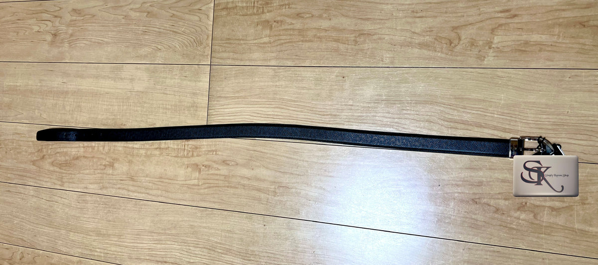 Louis Vuitton Taiga Silver Buckle Belt Size 88~98cm (🇵🇭P14,960)